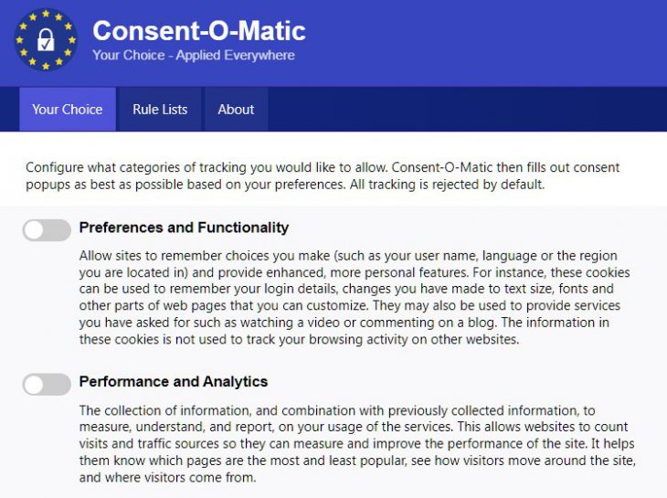 Consent O’Matic – Banish Those Cookie Consent Popups for Ever