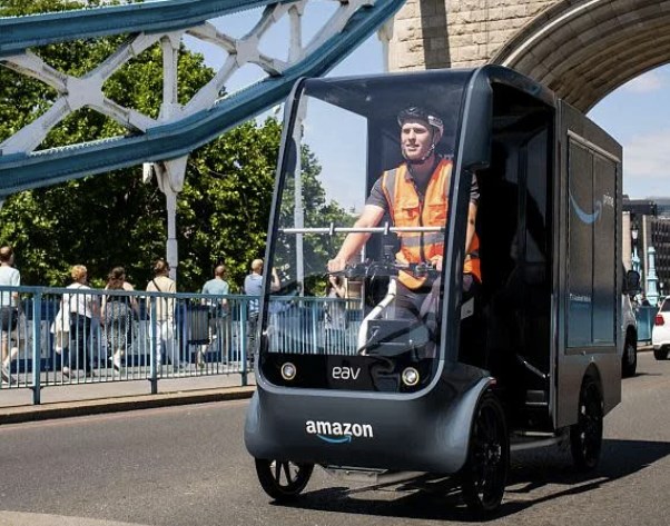 Amazon launches new e-cargo bike scheme in London to reduce delivery emissions
