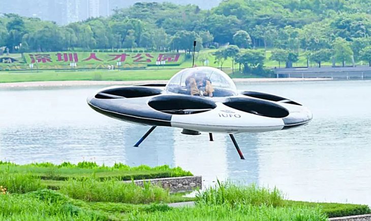 World’s First Manned Electric Flying Saucer Lifts Off In China